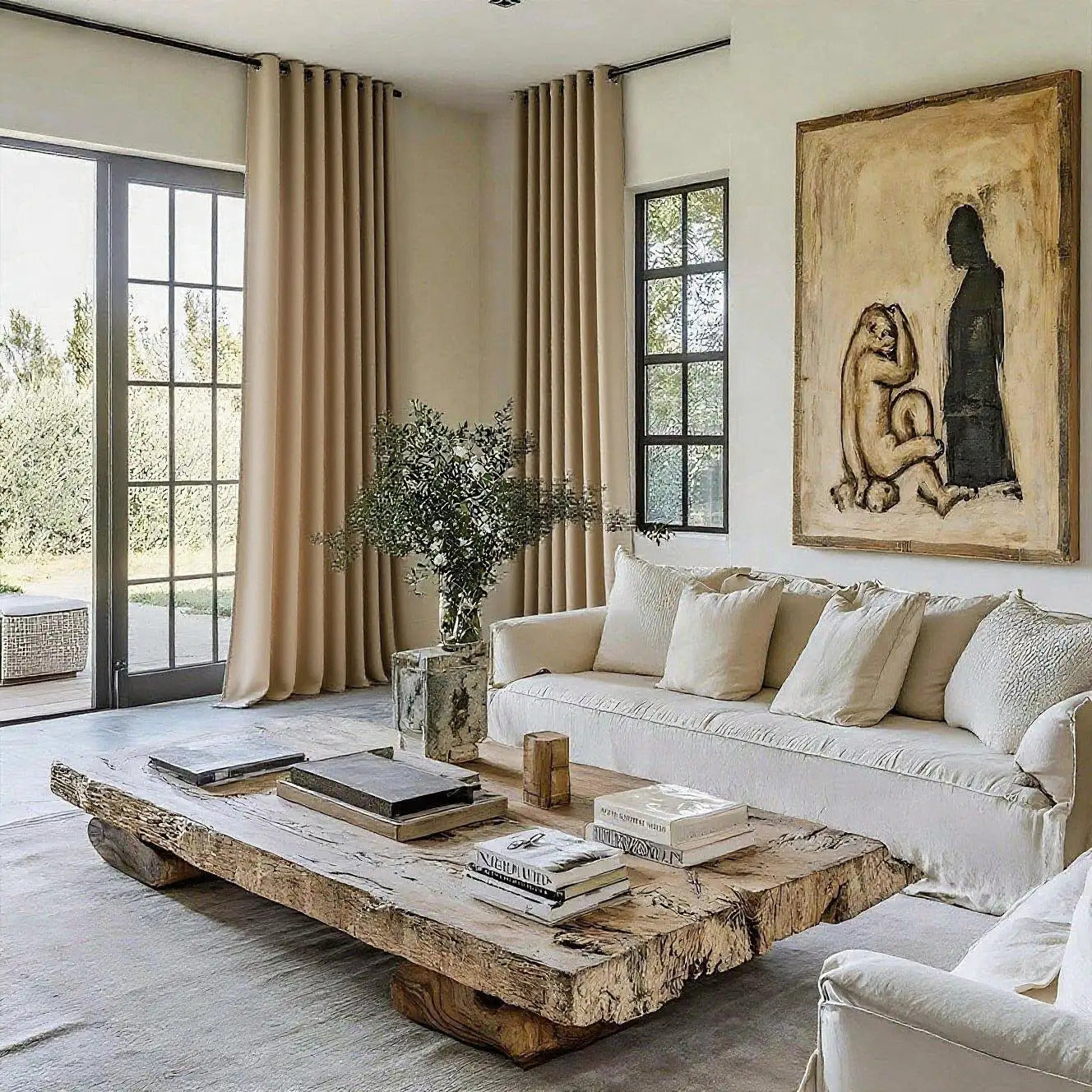 2-Pack 3-Panel Room Divider Privacy Blackout Panels - Blackout Curtains with Grommet Top, Heavy-Duty Fabric for Office, Bedroom, - Modern Classic Partition Screen, Easy Installation & Maintenance (No)