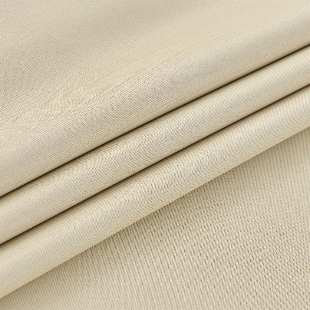 Complete Christmas Coverage! 4-Panel Khaki Blackout Curtains, High Density for Large Space Festive Makeover