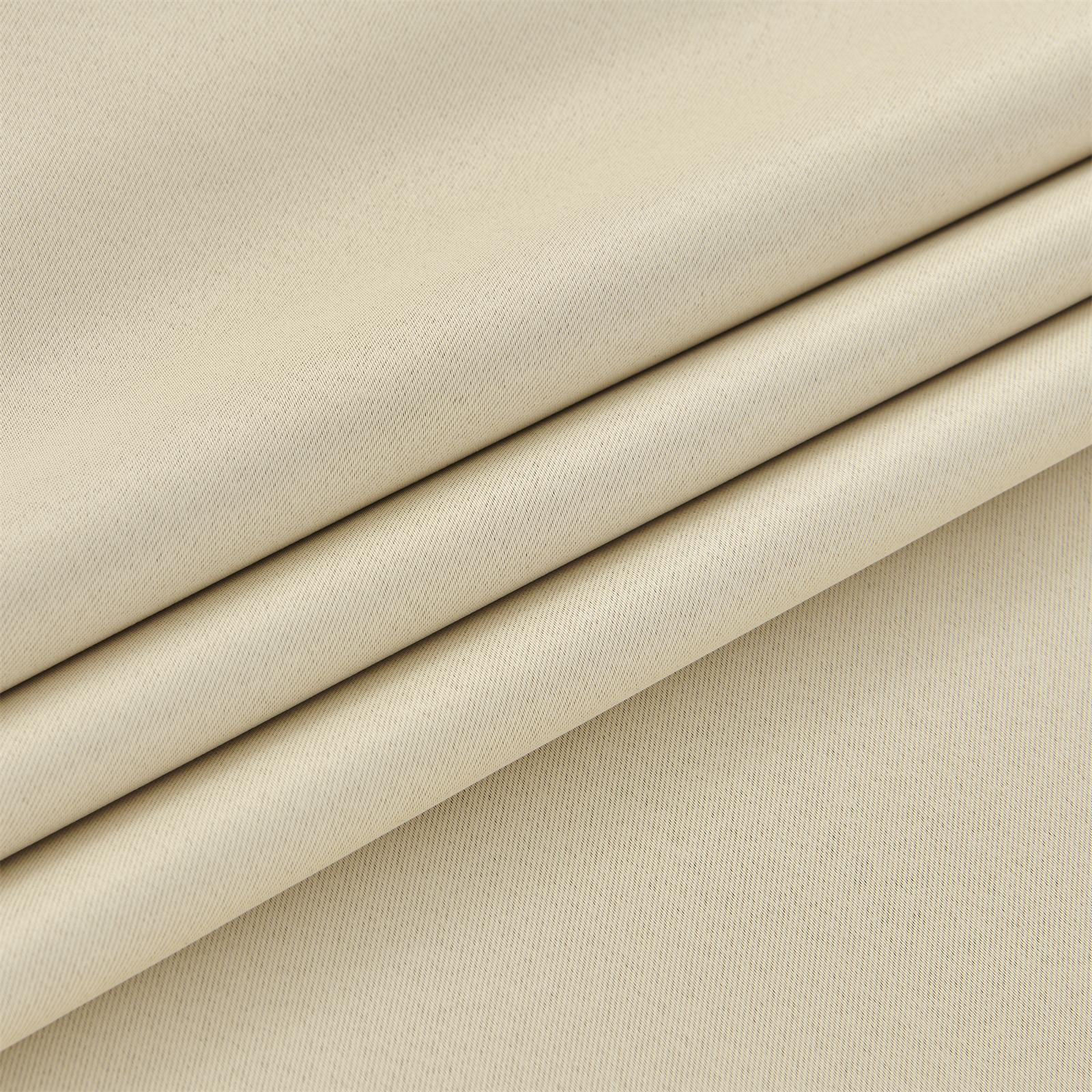 Complete Christmas Coverage! 4-Panel Khaki Blackout Curtains, High Density for Large Space Festive Makeover