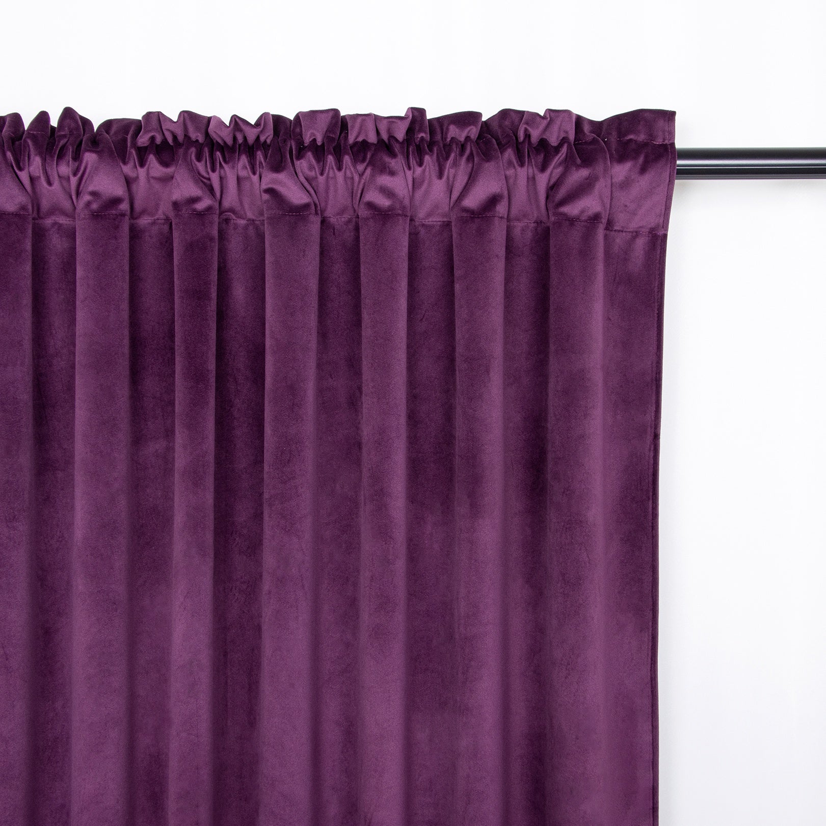 Curtain Panel Sets Blackout Curtains 108 Inches Long 2 Panel Velvet Curtain Purple Luxury Drapes Thermal Insulated Ultra Soft Window Coverings for Living Room Bedroom Rod Pocket & Back Tab (52x108x2pcs)