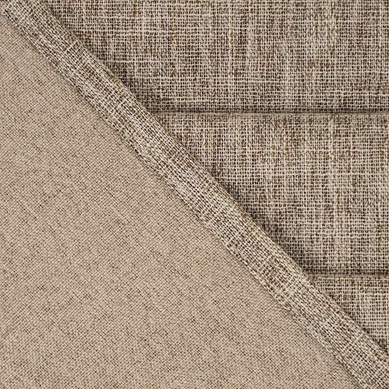 2 Panels Linen Texture 100% Blackout Curtains with Grommet Top - Thermal Insulated, Noise Reducing Full Privacy Drapes for Bedroom And Living Room