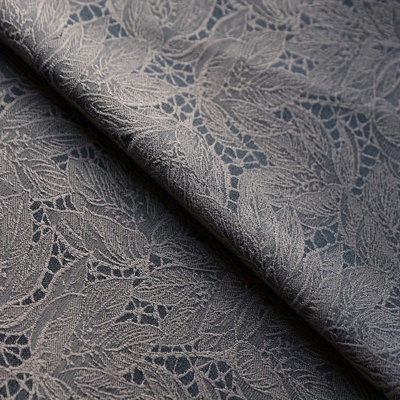 Luxury | Blackout Luxury Blackout Curtain | 1 Panel with 3D Lace Embroidery - Heavy Thick Room Darkening, Thermal Insulation, Top Grommet Hanging - Suitable for Bedroom, Living Room, Door Panel