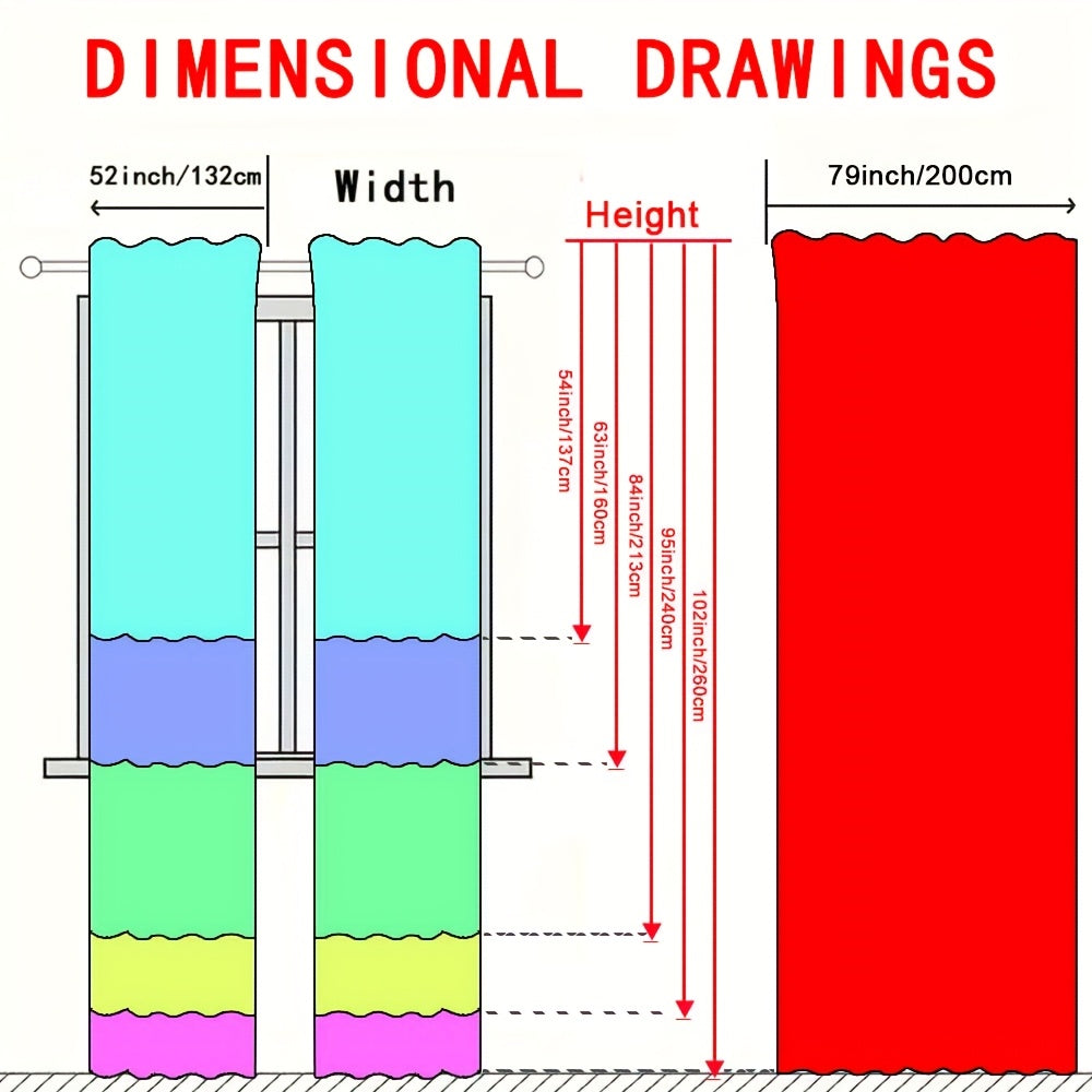 2pcs High-End Minimalist Bohemian Style Semi-Sheer Curtains, French-Style Rustic Breathable Openwork Voile Curtains, Suitable for Living Room, Balcony, Bedroom, Study Room, and Other Home Decor - Rod Pocket Installation