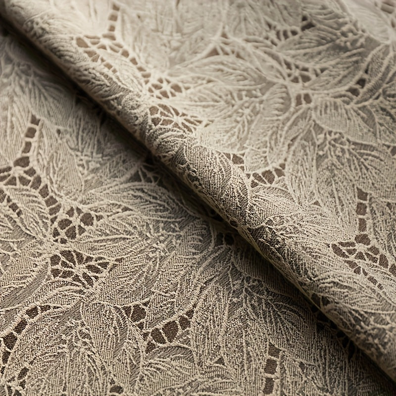 Luxury | Blackout Luxury Blackout Curtain | 1 Panel with 3D Lace Embroidery - Heavy Thick Room Darkening, Thermal Insulation, Top Grommet Hanging - Suitable for Bedroom, Living Room, Door Panel