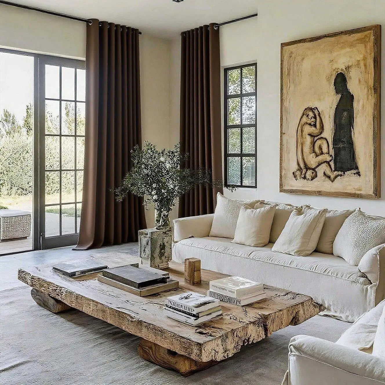 2-Pack 3-Panel Room Divider Privacy Blackout Panels - Blackout Curtains with Grommet Top, Heavy-Duty Fabric for Office, Bedroom, - Modern Classic Partition Screen, Easy Installation & Maintenance (No)